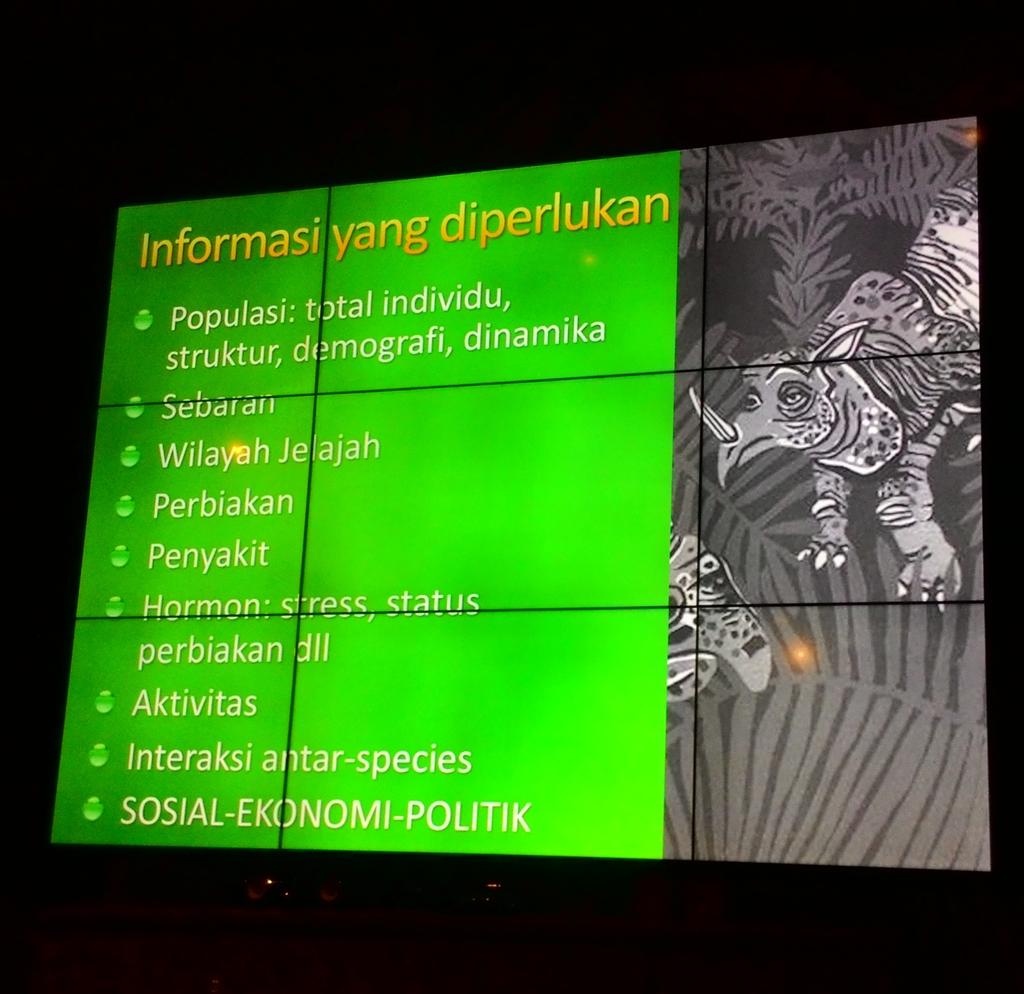 WWF_ID's tweet photo. Informasi yg diperlukan sebelum melakukan proses dokumentasi badak di alam liar #WorldRhinoDay #DiUjungCula http://t.co/t5ooe5b7ng
