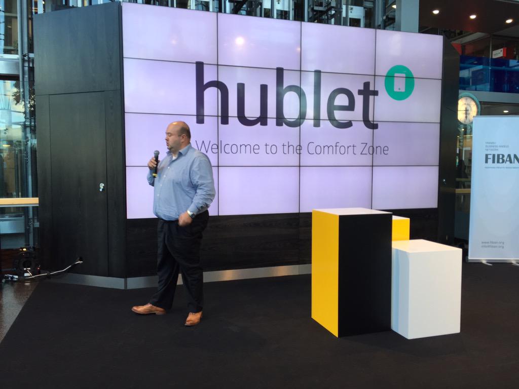 touqo's tweet photo. Olli from hublet presenting their tablet fleet management solution. #pitchingnight http://t.co/j207bcFVOF