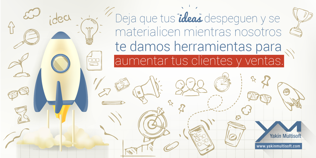 YakinMultisoft's tweet photo. Deja que tus ideas despeguen #FelizMartes http://t.co/PdTRmomc4R
