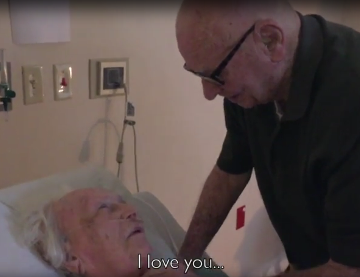 CBSViral's tweet photo. Warning: You WILL be crying by the end... Old man sings a love song to his dying wife. 
https://t.co/PclfgkaqMJ http://t.co/fRksn6kWpj