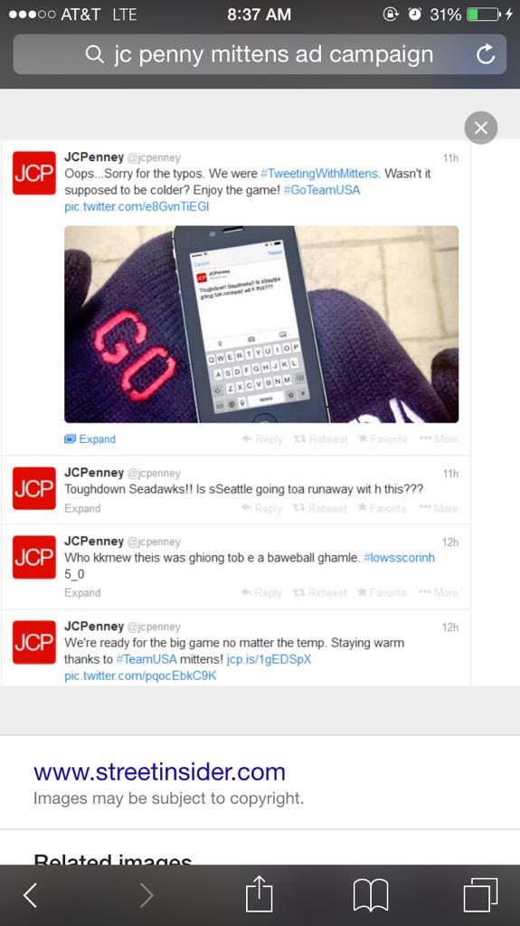 saracondon22's tweet photo. Still one of my top favorite ad campaigns. @jcpenney #VictorsSpoils #TweetingWithMittens http://t.co/FZlKUfEavT