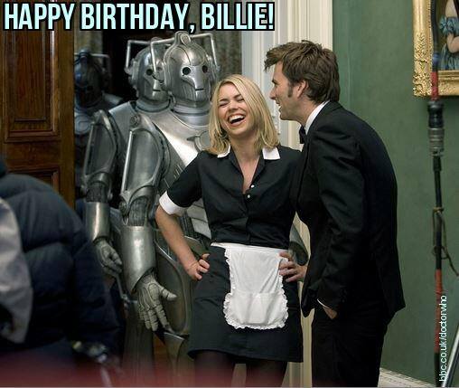Very happy birthday to Billie Piper today 