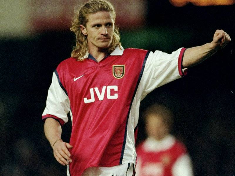 Happy 45th Birthday Emmanuel Petit.
Petit won a Premier League and FA Cup Double in Arsenal jersey in 1997-98 season. 