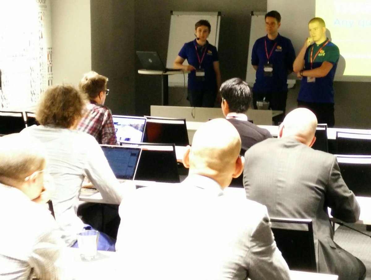APInf_io's tweet photo. Thank you for the comments and questions, great audience! Pls join the workshop also, at 2 pm. #MTOM api #apinf http://t.co/Grur2KSEa8