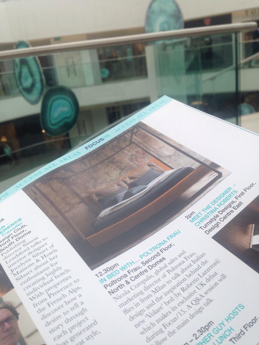 InteriorSupply's tweet photo. Countdown on for our talk at 12.30 with @poltronafrau http://t.co/n8MNKO9KPs