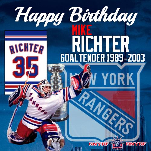 Happy Birthday 4-Ever Mike Richter! 