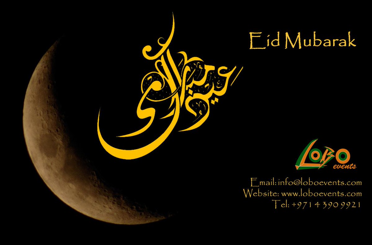 EventsLobo's tweet photo. Wishing you all peaceful and blessed Eid! http://t.co/wx8izCrsLj