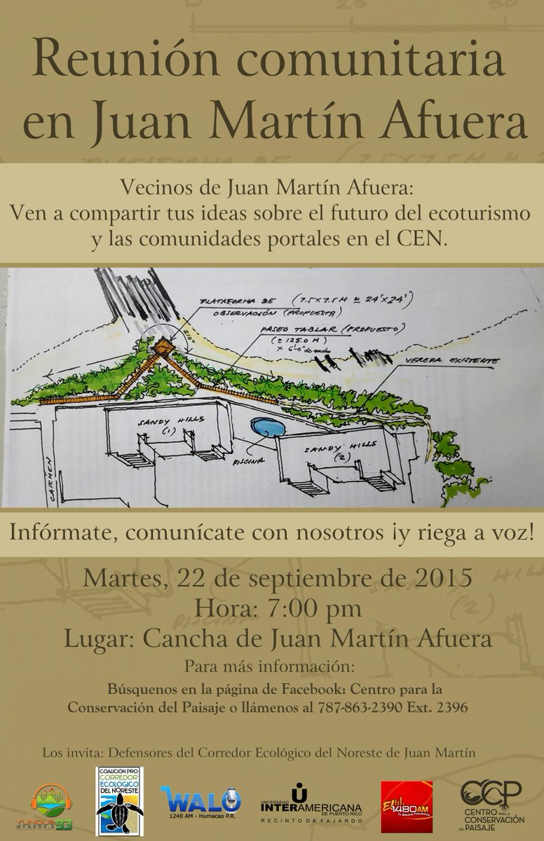 CCPaisaje's tweet photo. Diálogo sobre #EcoturismoenelCEN este próximo martes 7PM en #JuanMartinComunidadPortal. ¡Te esperamos! http://t.co/kdmdVyljPV