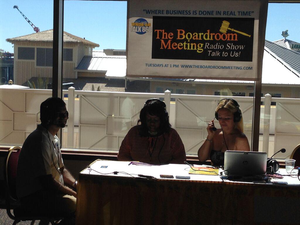 eventdex's tweet photo. Thanks to Anita Mayberry &amp; Mary May -TheBoardroomMeeting @Rdinkins1 for having us on their Talk show..such a pleasure http://t.co/jIMvR26mCL