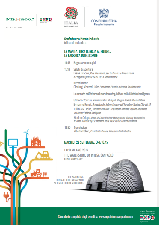 stefano_venturi's tweet image. .@Assolombarda #manufacturing4.0 collegare startup e PMI il segreto della fabbrica intelligente #rinascimentodigitale