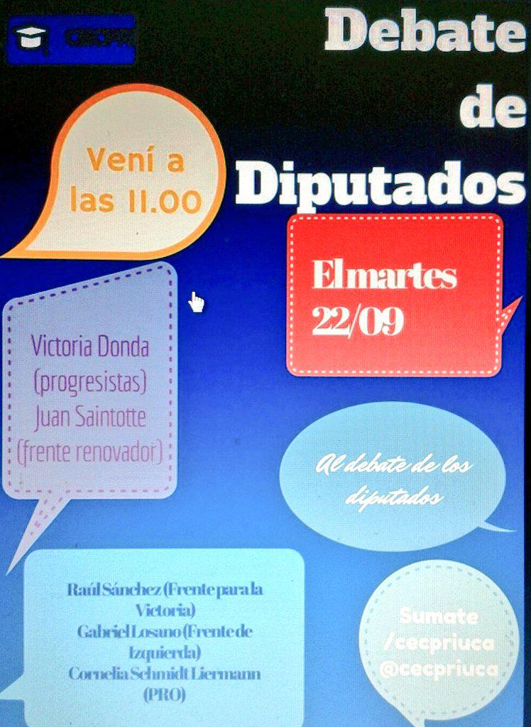 CorneliaSL's tweet photo. Hoy los espero a las 11hs en el Debate de Diputados en la UCA @Cecpriuca http://t.co/0Mx8t0aUTi