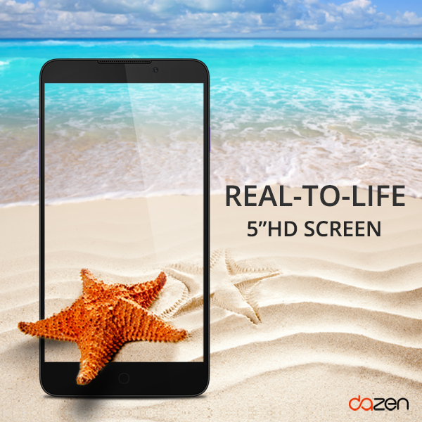 dazenofficial's tweet photo. Real - To - Life.
Enjoy a real to life display on your Dazen 1 mobile with 5 inches HD screen! #Dazen http://t.co/7sf8feoYed