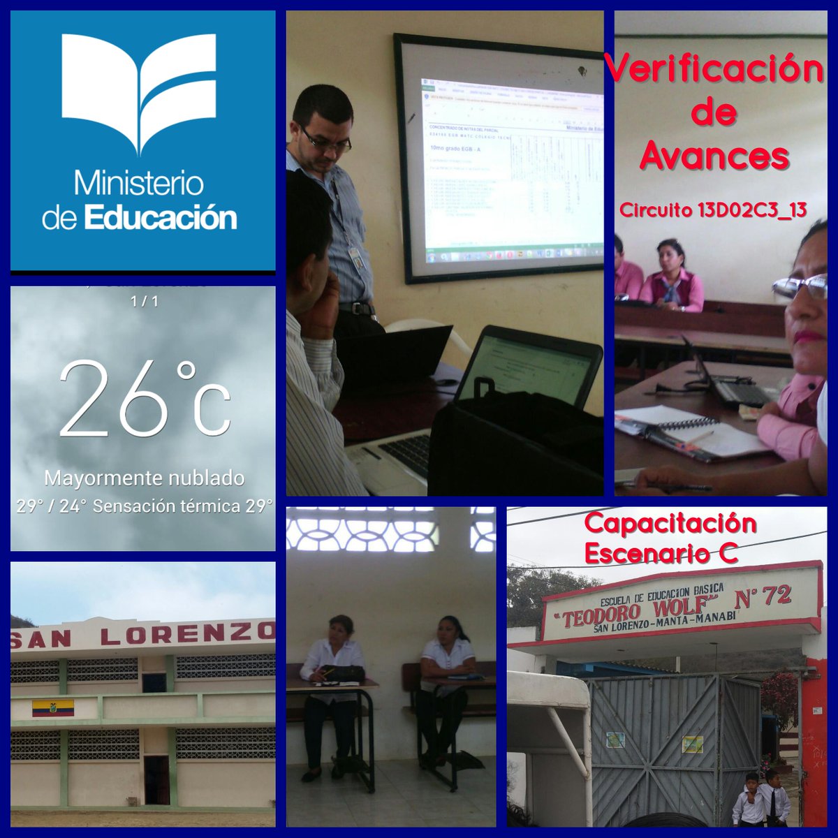 ZEROBQUI's tweet photo. Empezando la semana con grandes retos desde SanLorenzo-Manta-Manabí  #ComunidadEducativaenLinea http://t.co/fi0uL12Kco