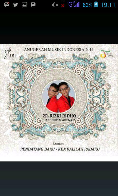 #SemangatRizkiRidhoAMI2015 semoga menangg amin