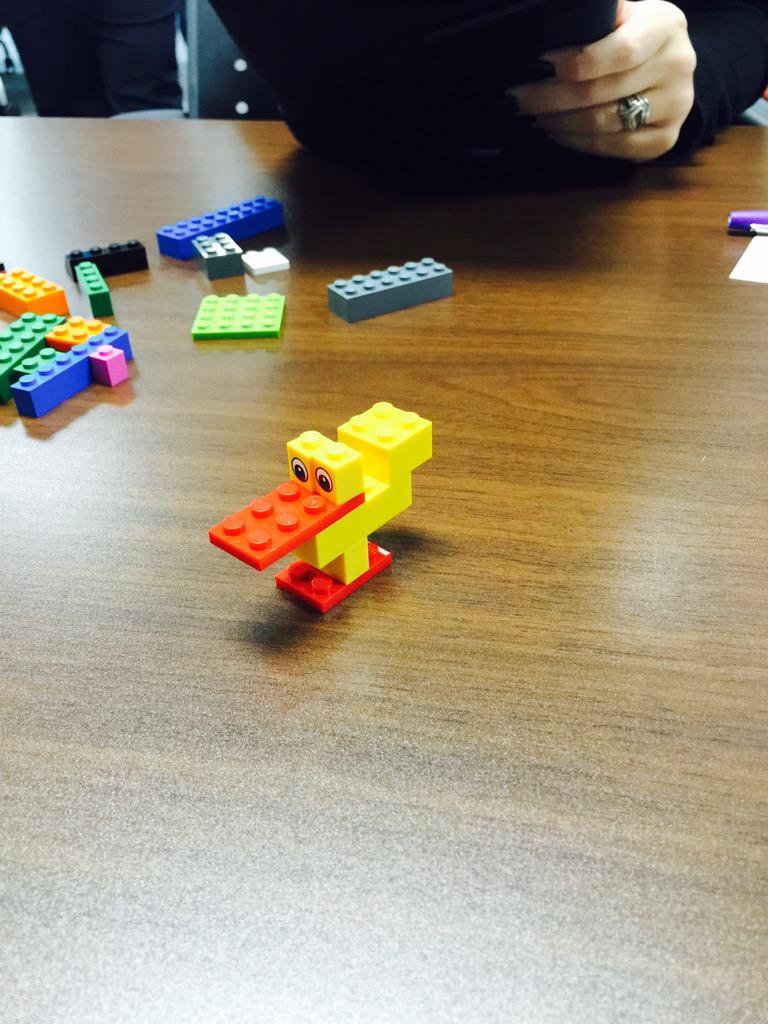 FantabulousKB4's tweet photo. @Fantabulous4th: Lego Duck! #sisdcoaches #dlcoaches #Digitallearning #SISD http://t.co/4av95ERqRS