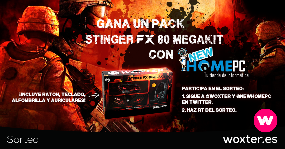 woxter's tweet photo. ¿Qué mejor manera de cumplir un #felizmartes que participando en el #sorteo de @NewHomePc? » https://t.co/0H5V8Bd2mR http://t.co/VWUHGaGaMG