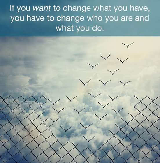 LDIDIANAP's tweet image. If you want to change what you have you have to change who you are and what you do.