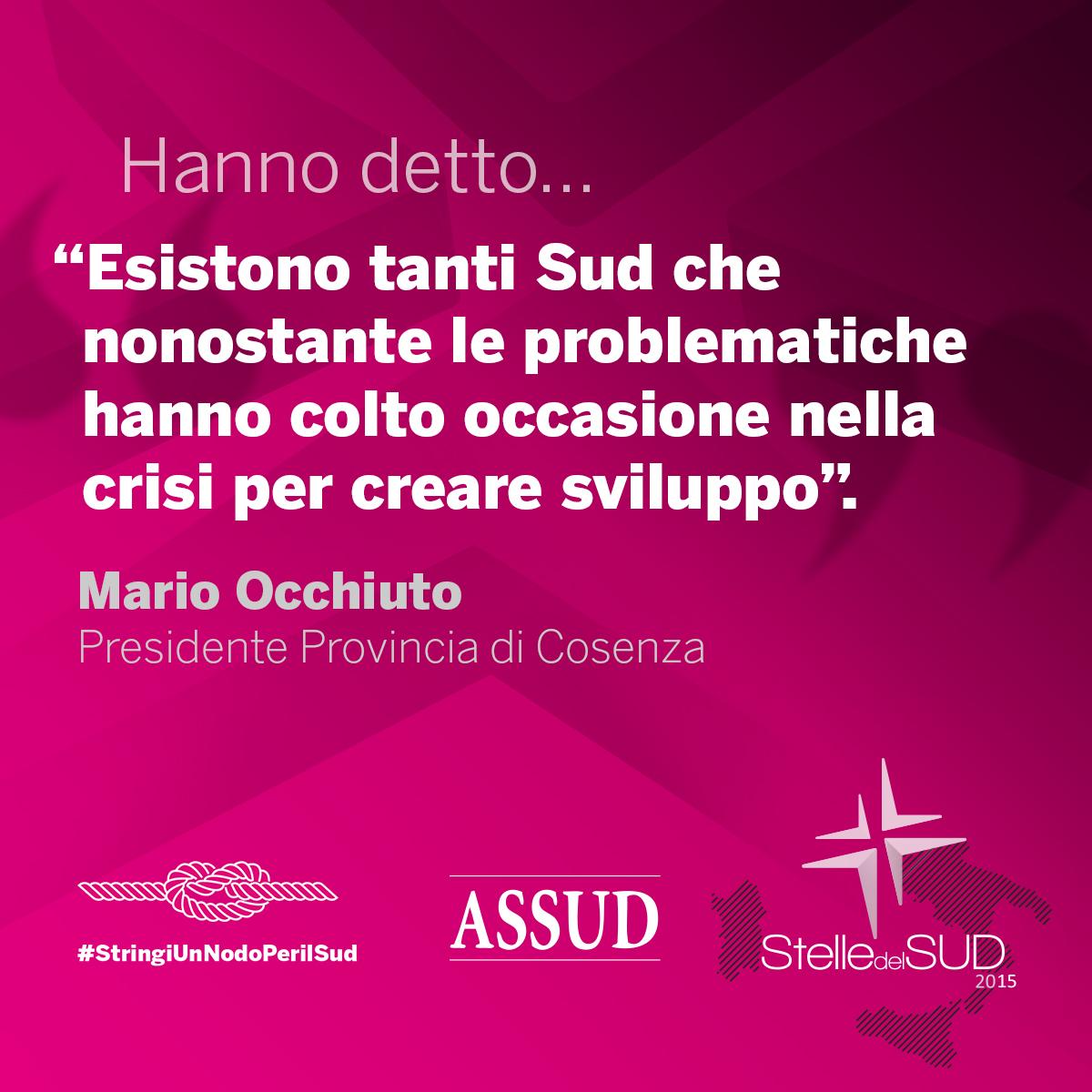 Hanno detto... a #StelleDelSud2015!
#StringiUnNodoPerilSud