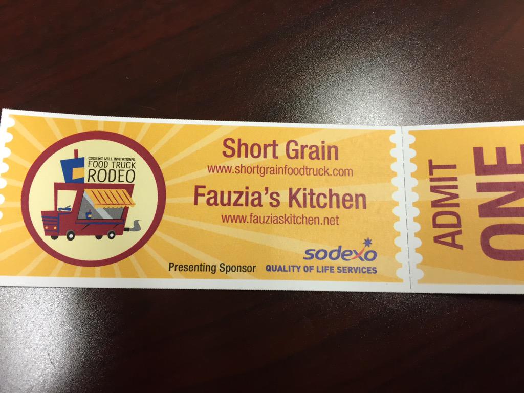 Food truck rodeo tickets...Check! <a href="/Southern_Living/">Southern Living</a> TOC this weekend. cookingwellsc.com