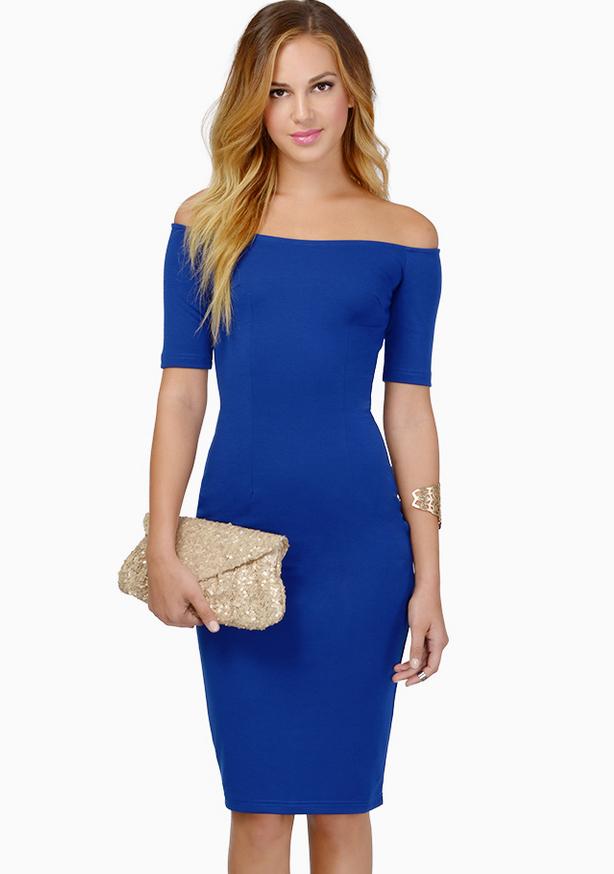 MariaZeenia's tweet photo. #Off-shoulder #Blue #Bodycon #Dress   http://t.co/bWzEqzLrWm http://t.co/nzK6mmuwfc