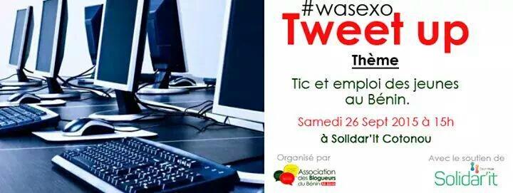 ab_benin's tweet photo. #Bénin : Vous êtes intéressés par les TIC et l'emploi. Rejoignez nous ce samedi pour en discuter au #WasexoTweetup http://t.co/2IIxVEnAR3