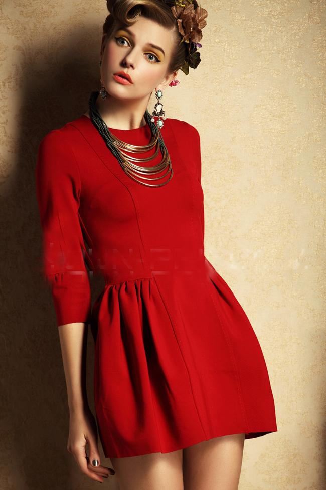 MariaZeenia's tweet photo. #High Waist #Flare #Red #Dress  http://t.co/InTTuY8JU6 http://t.co/pE3luRuFrh
