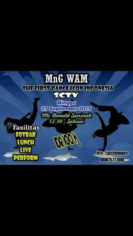 Cacingers &amp; Wamous jakarta dan sekitarnya ikut MnG WAM yuk. Tmpt,tgl,htm,fasilitas,cp udah jelas ada di foto. Serbuu😉