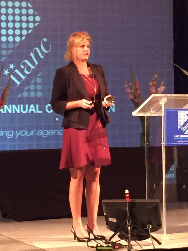 Marit Peters, president of <a href="/iiatexas/">IIAT</a>, discussing how to take the risk out of selling. #IIANCannual