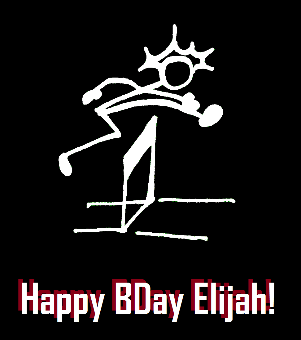 DurzaDesign's tweet photo. Happy Birthday @elijahhurdles! #Hurdles #StickmanElijah http://t.co/7imCAPtTfo