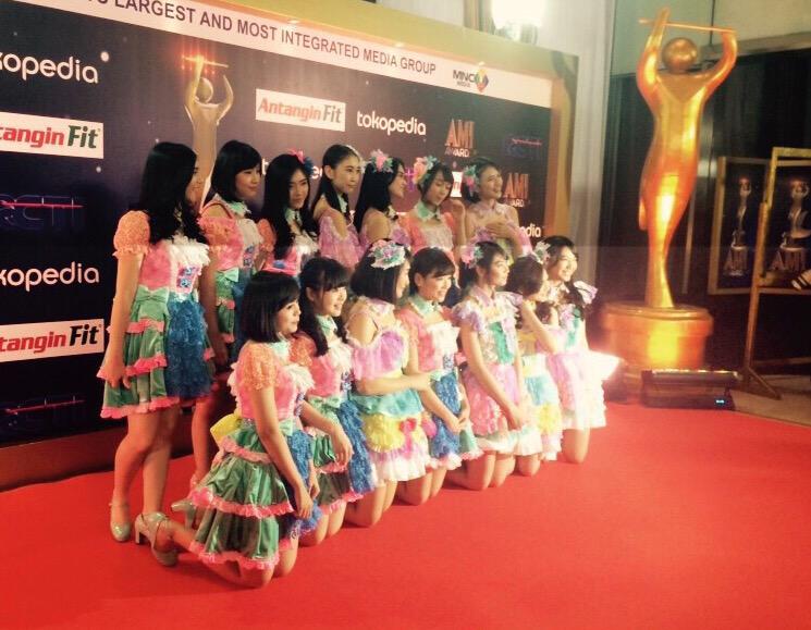 #JKT48diAMIawards2015 
#JKT48onAMIawards 
#18thAMIawards2015 
Wish us luck~
😇☺️
