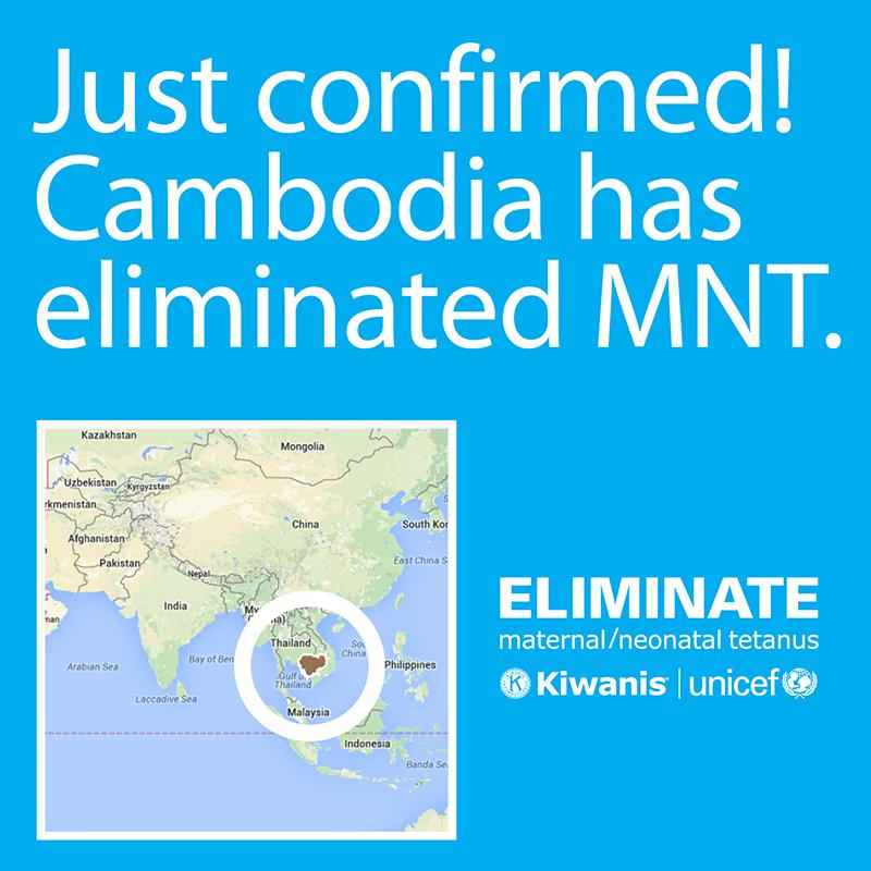 keyclub's tweet image. Cambodia has eliminated maternal and neonatal tetanus! shrd.by/9N8rVx #Elimin8