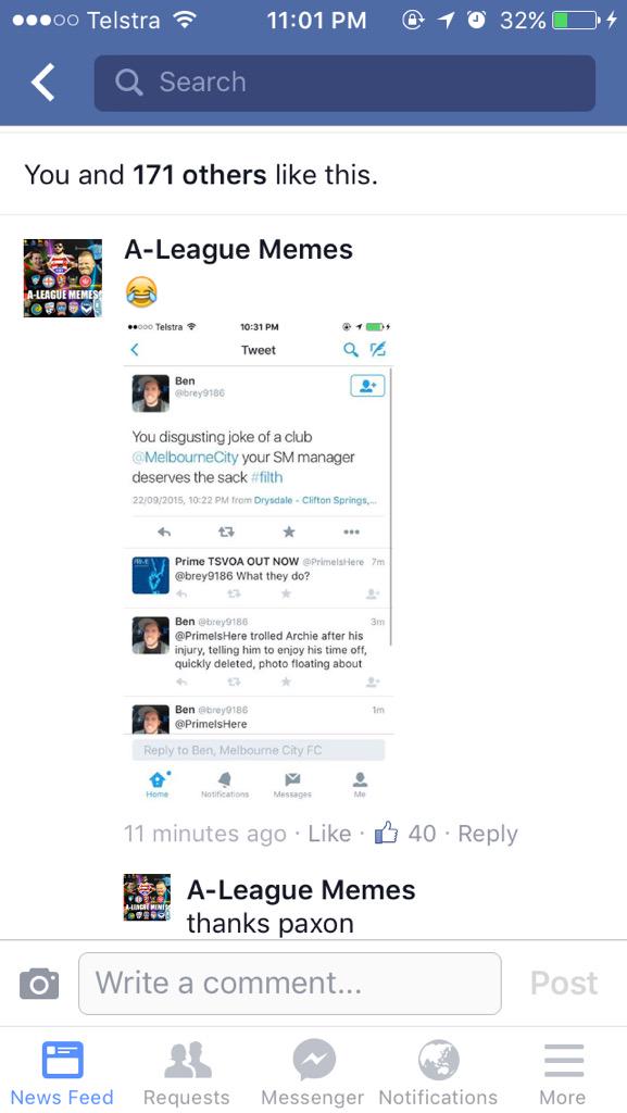 Browney1987's tweet photo. @brey9186 fucking lol. That was photoshopped. And you've been memed http://t.co/teWIEfKWTw