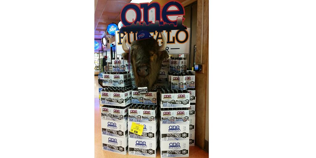 martingroupco's tweet photo. Props to @Wegmans on building this phenomenal @stbcbeer #onebuffalobeer display together for the @BuffaloBills game! http://t.co/lBOjvEKqRQ