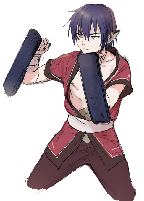 配信見ながら描いてたデリ 