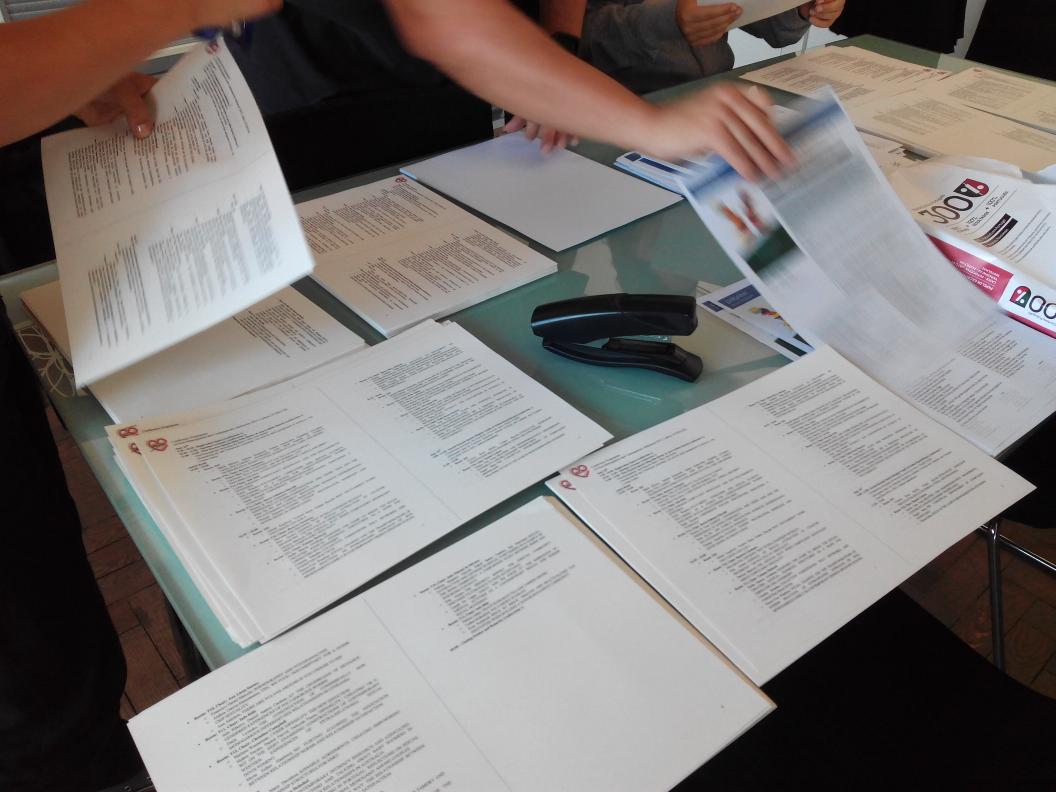 nmciconference's tweet photo. #nmci2015 conference kits getting prepped up! #nonmon #nonmonogamies #nonmonog http://t.co/XItcPywbnV