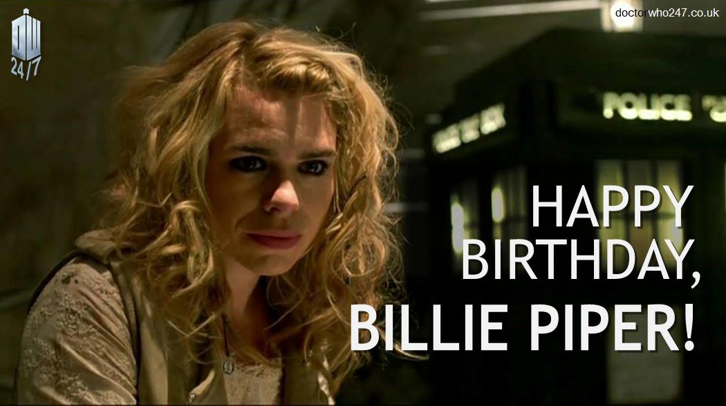 Wishing a very happy birthday to Billie Piper! 
