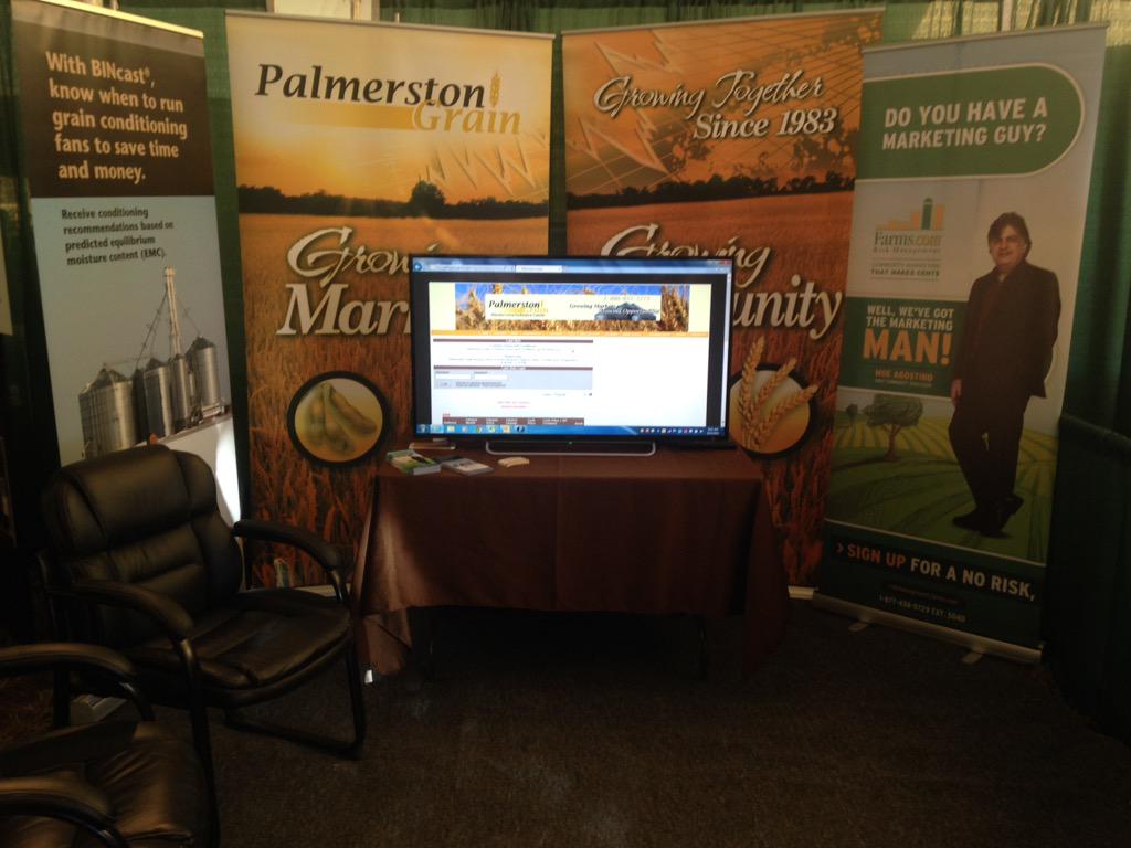 kwilliams0405's tweet photo. If your at #IPM15 #IPM2015 stop by and say hello! We are located in the farming for the future tent. @PalmerstonGrain http://t.co/MXyM44GQ69
