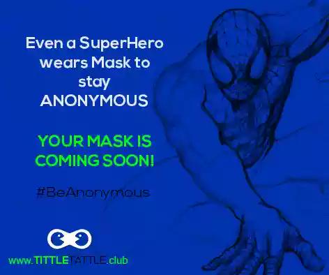 kuchsuna's tweet photo. Ever thought of becoming a Superhero ? Like @SpiderManMovie. Your chance is #comingsoon  #BeAnonymous http://t.co/m28avssUzW