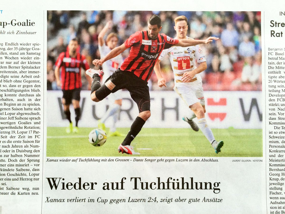 RetroXamax's tweet photo. @NZZSport sah «gute Ansätze» bei #Xamax im #Cup #XAMFCL http://t.co/O1YT6uAOuo #AllezXamax @XamaxFCS http://t.co/b9DDbAxnm2