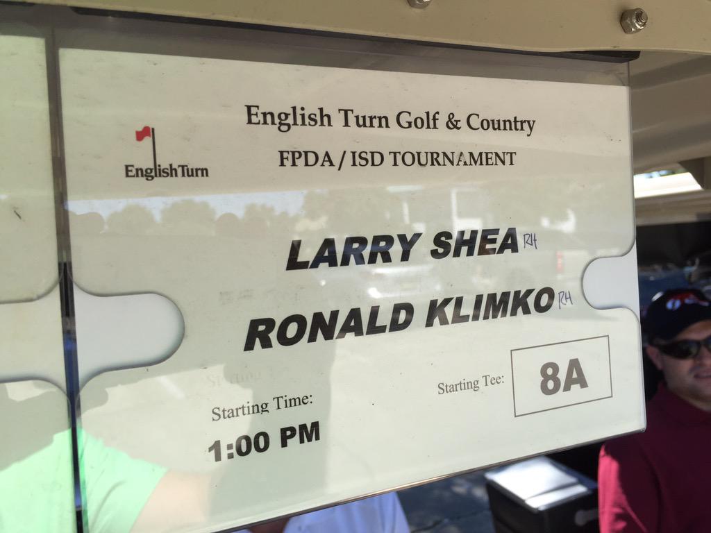 RTKlimko's tweet photo. Beautiful course and better weather for 2015 @TheFPDA Golf Tournament @englishturngc New Orleans http://t.co/VTDRRwwkkL