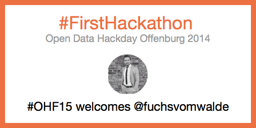 Hackerbay's tweet photo. #FirstHackathon "I only decided not to quit because I promised to be the chauffeur" @fuchsvomwalde #OHF15 http://t.co/jkh2yuQj6Y