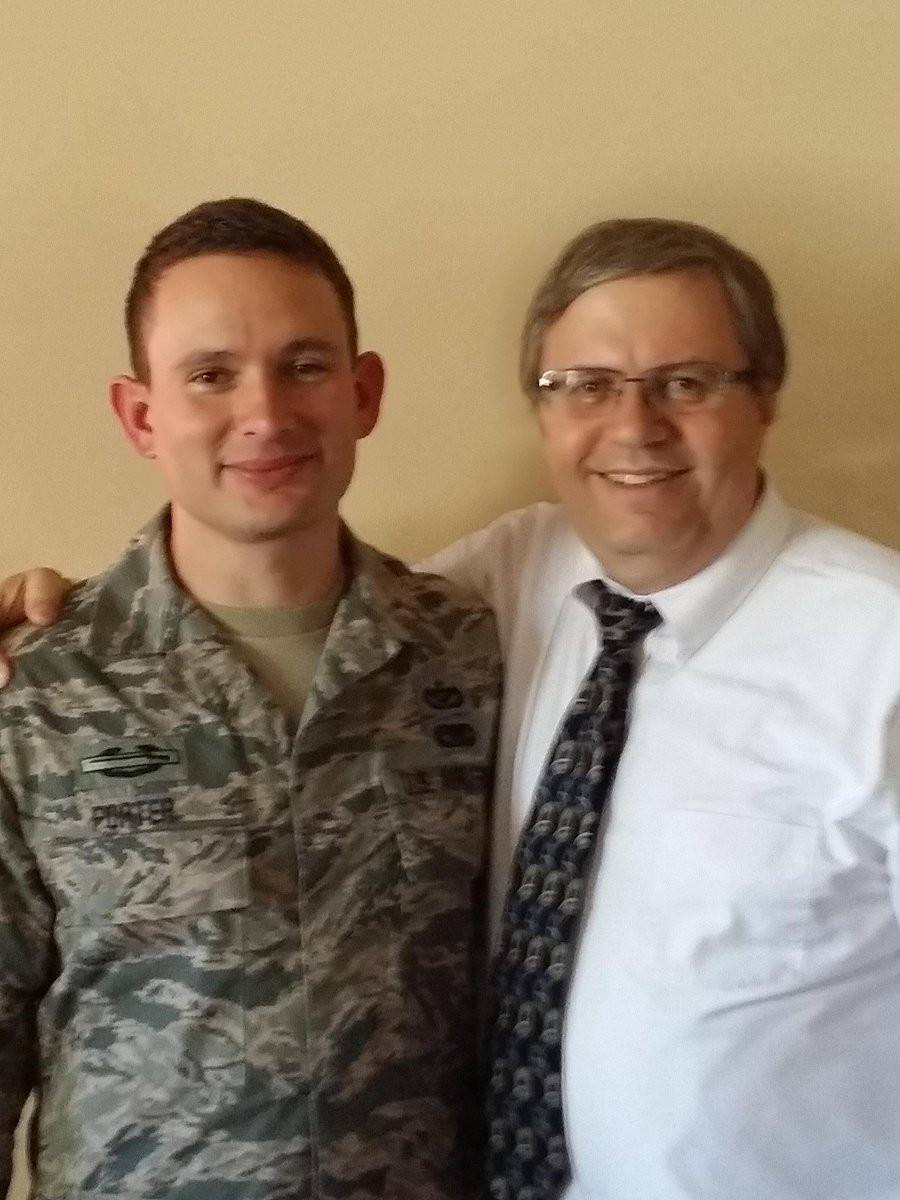 stanleyporter's tweet photo. I am proud of my son and the service he gives our country http://t.co/h9Ckk3XGga