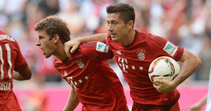 Perdía el Bayern... pero ¡¡Lewandowski ha marcado cinco goles en nueve minutos!! ow.ly/SxkKu #Bundesliga