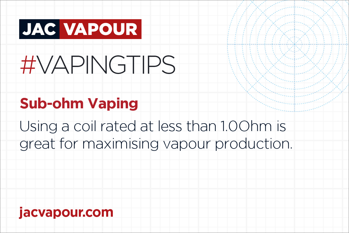 Jacvapour's tweet photo. #SubOhm #vapingtips for #advancedvapers or those looking to make the switch to a more advanced vaping set-up. #vapeon http://t.co/KXd8AEIeOa