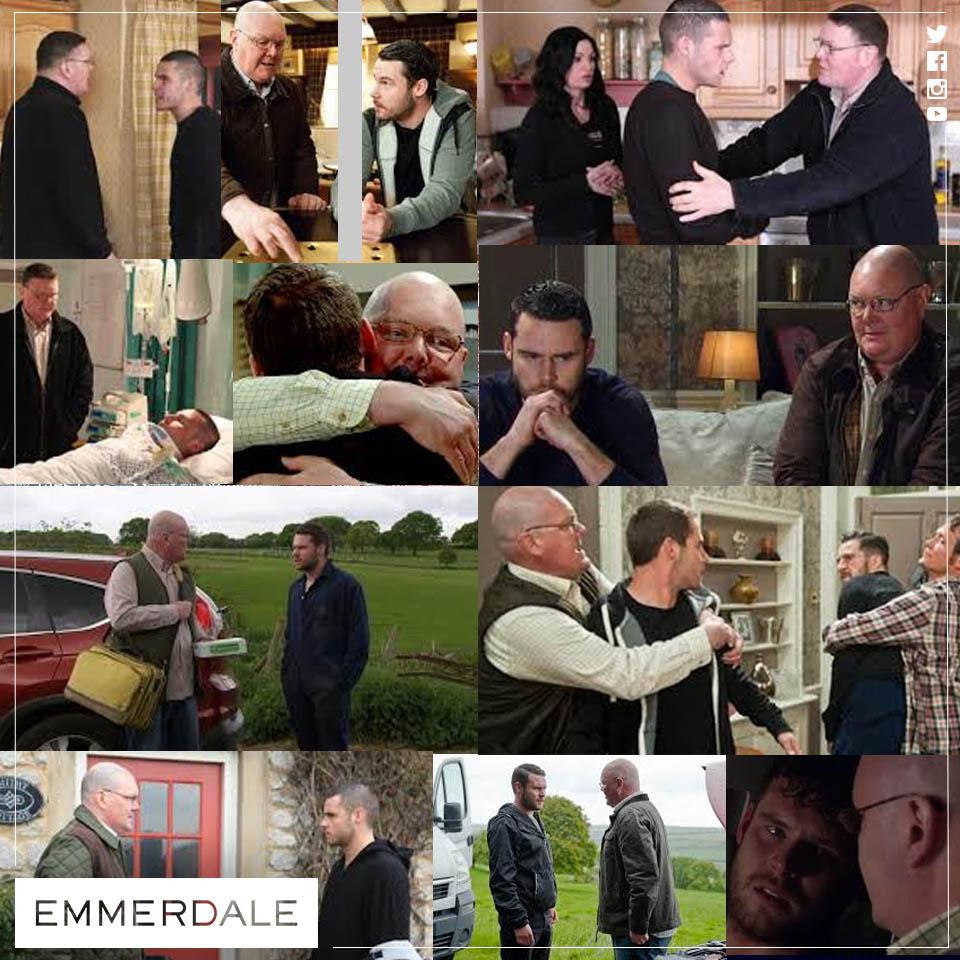 emmerdale's tweet image. How many retweets can we get for Paddy and Aaron? #Emmerdale