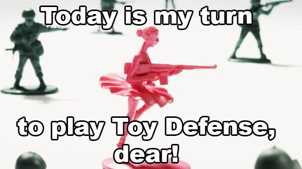 MelestaGames's tweet photo. Girls could also be brave 💃🏼 #girls #toydefense #td #army #rockit http://t.co/HjLGxxYu52