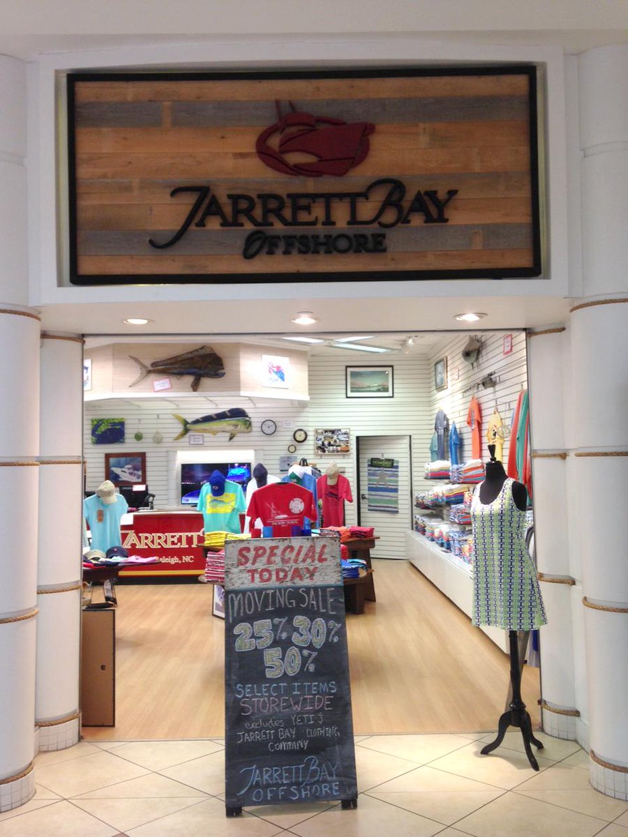 JarrettBay's tweet photo. We're moving! Now thru Sunday receive 25-50% off at our Raleigh store in Crabtree Mall as we prep for North Hills! http://t.co/8frhMm5pkY