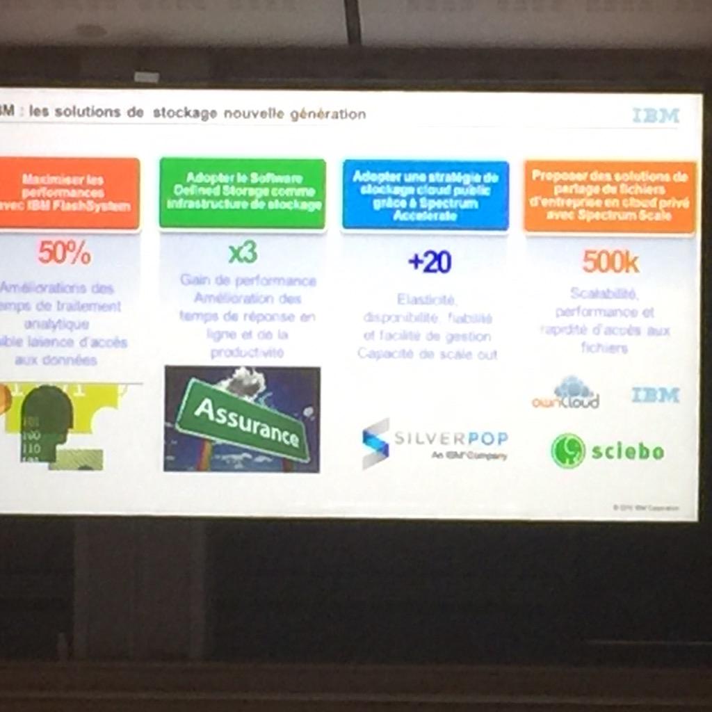 s_jezequel's tweet image. Cas d&apos;usages #ibmSpectrumStorage #IBMStorage facts!! Par @MagaliBarreteau #ibmbizco