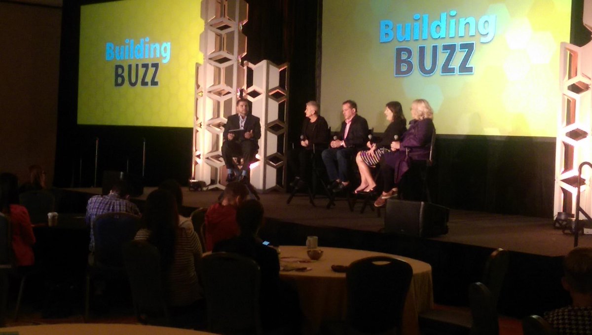BuildingBuzzCon's tweet photo. Keeping our Buzz going until the very end with @jblovesdesign @kelkelly @PatriciaVision & @Dh6261 #Buildingbuzz2015 http://t.co/fFUM4dyj7f