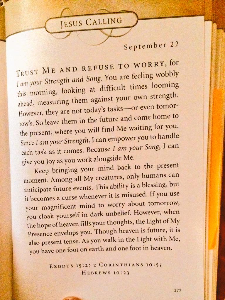 melfish4's tweet photo. Powerful reminder this morning✨ http://t.co/cKplVPYNzW